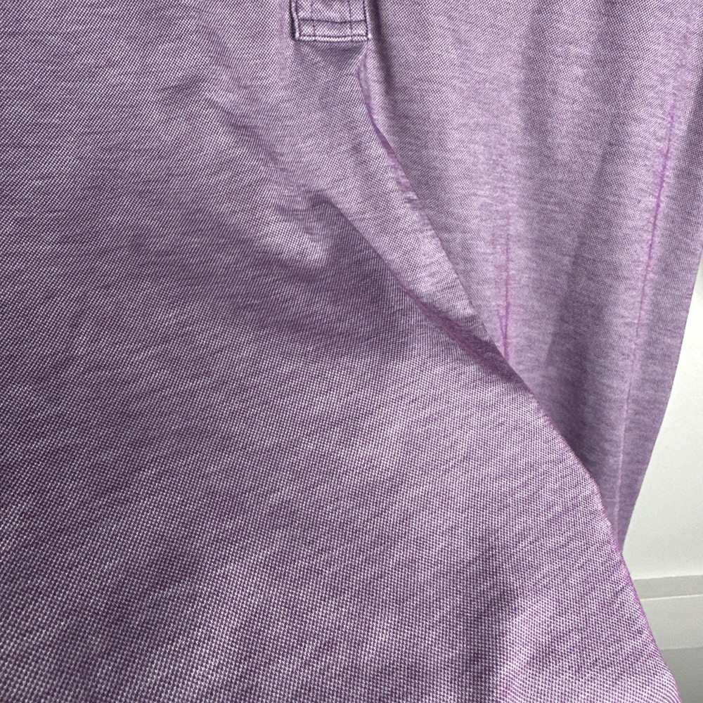 Travis Mathew Mens Sz M Polo Shirt Purple Pima Cotton Blend Golf Sports - Picture 6 of 11